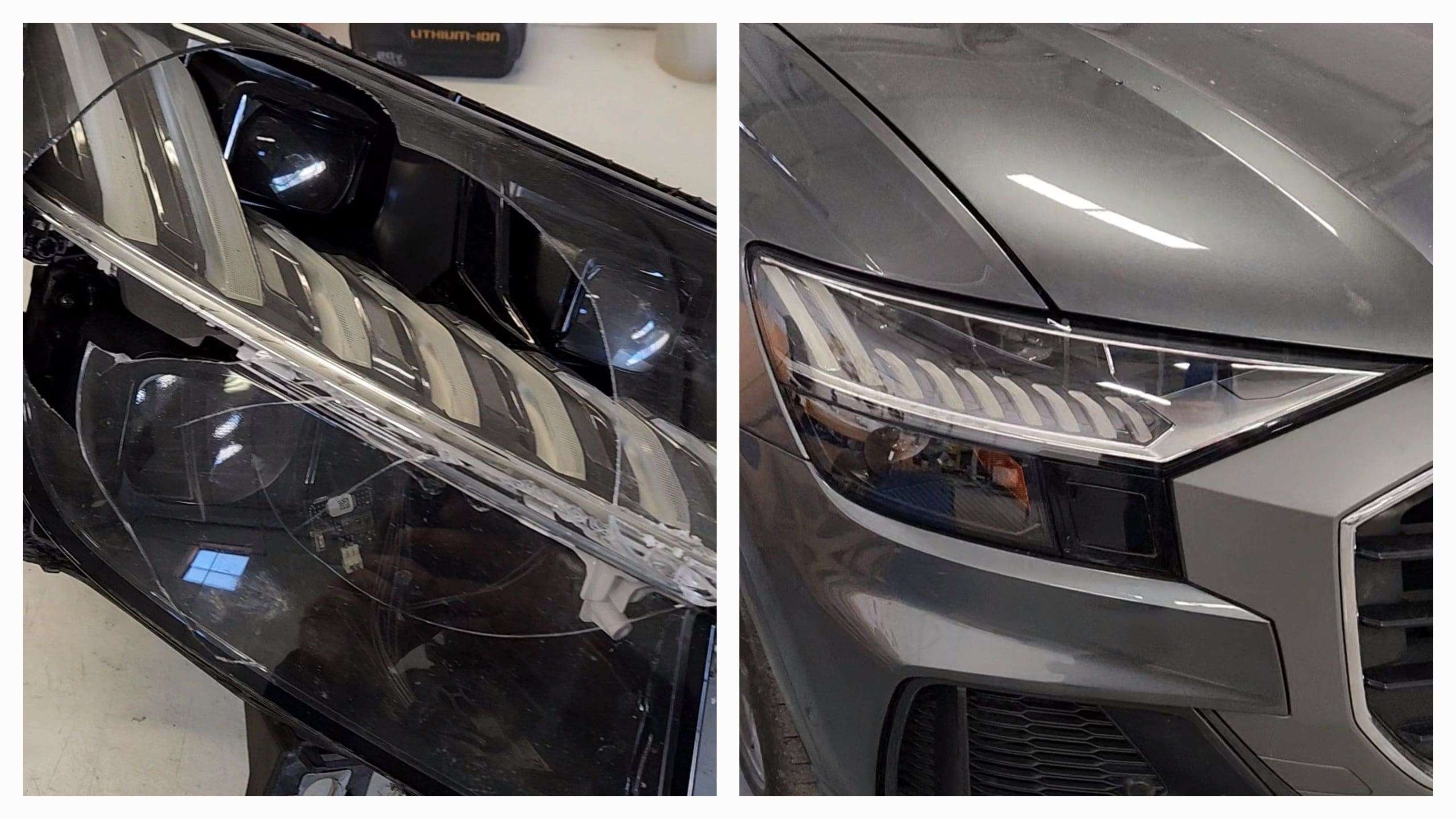 Audi Q8 Headlight repair